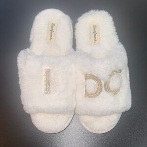 I DO - bride slippers